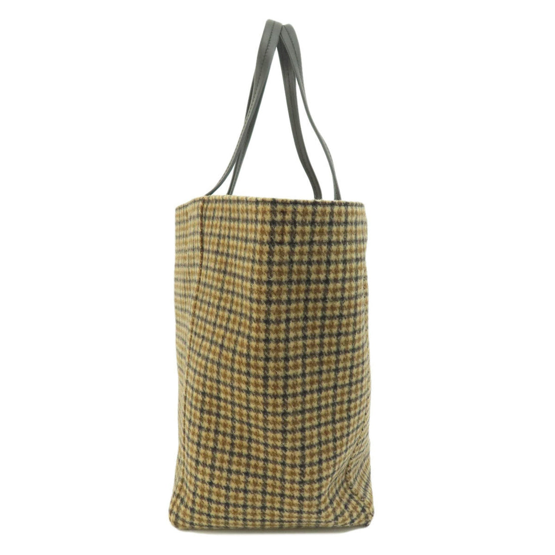 Celine Hippo Phantom Tweed Pattern Tote Bag Cotton Women's