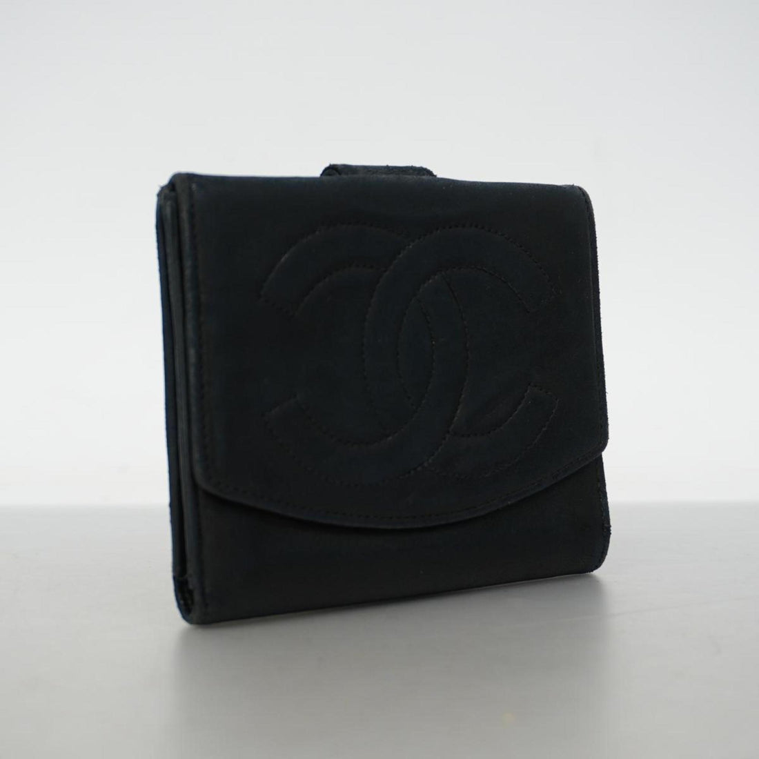chanel wallet lambskin black ladies