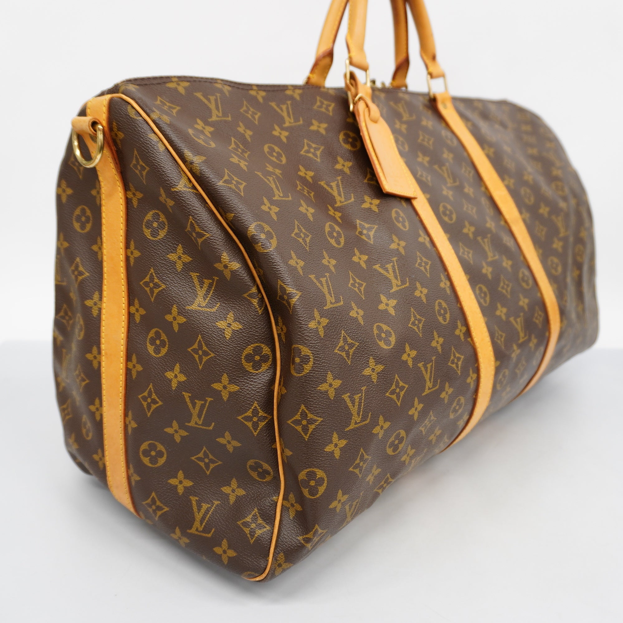 LOUIS VUITTONAuth Monogram Keepall Bandouliere 60 M41412 Boston Bag