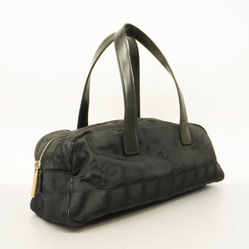 ChanelAuth  New Travel Line HandBag Women's Nylon HandBag Black