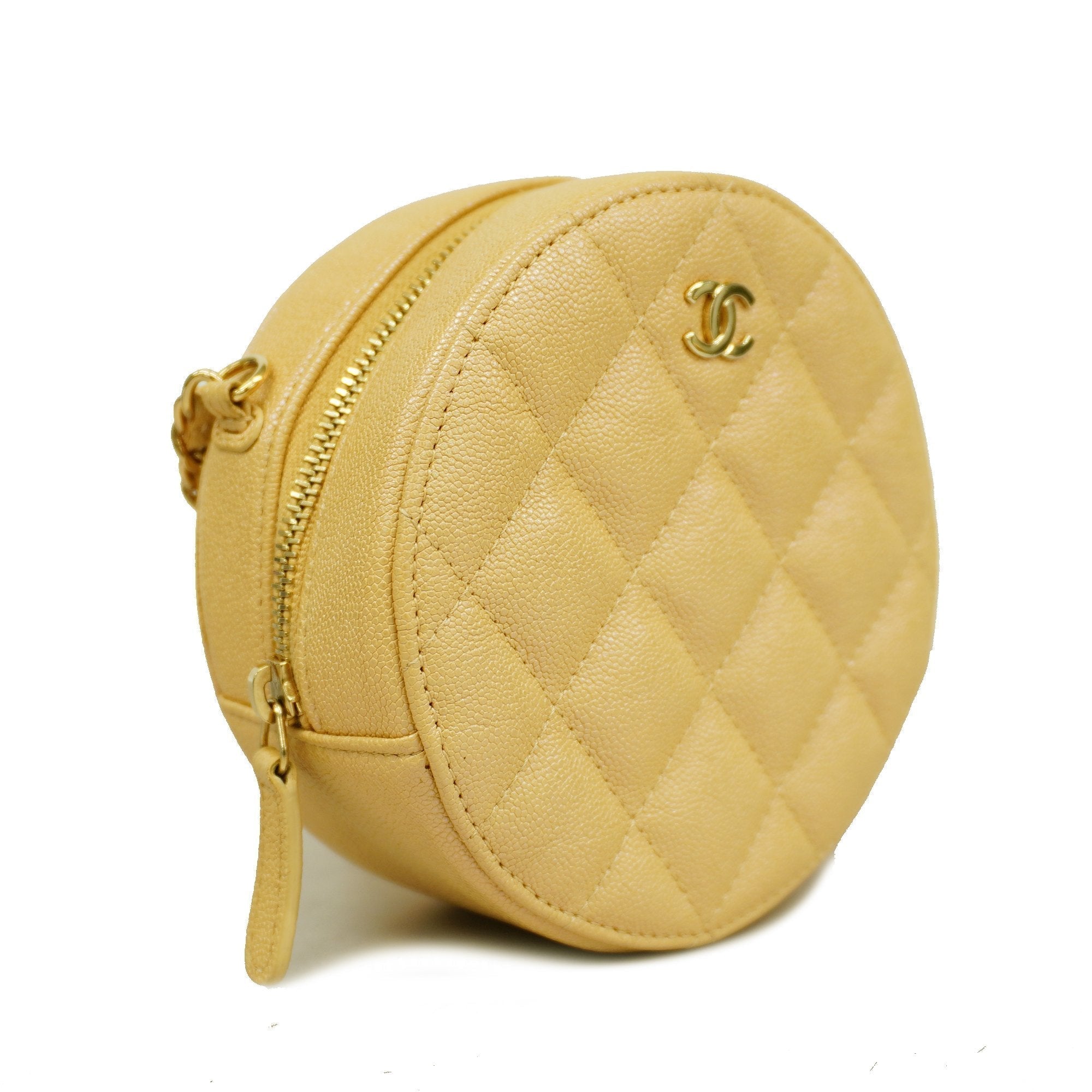 Chanel Matelasse Chain Shoulder Women's Caviar Leather