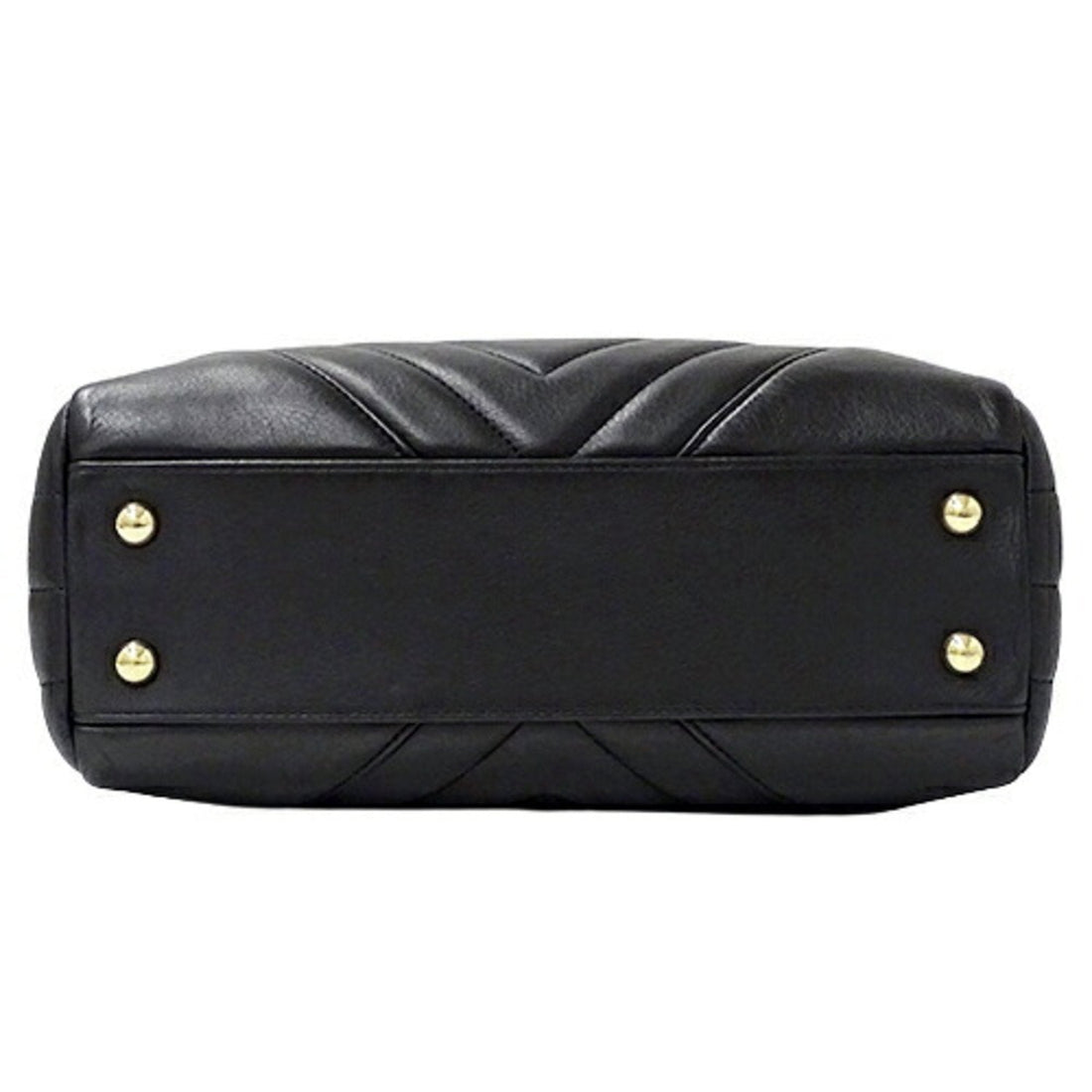 Chanel Bag V stitch Lady's handBag shoulder 2way lambskin black