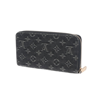 LOUIS VUITTON Monogram Zippy Black M95614 Unisex Long Wallet