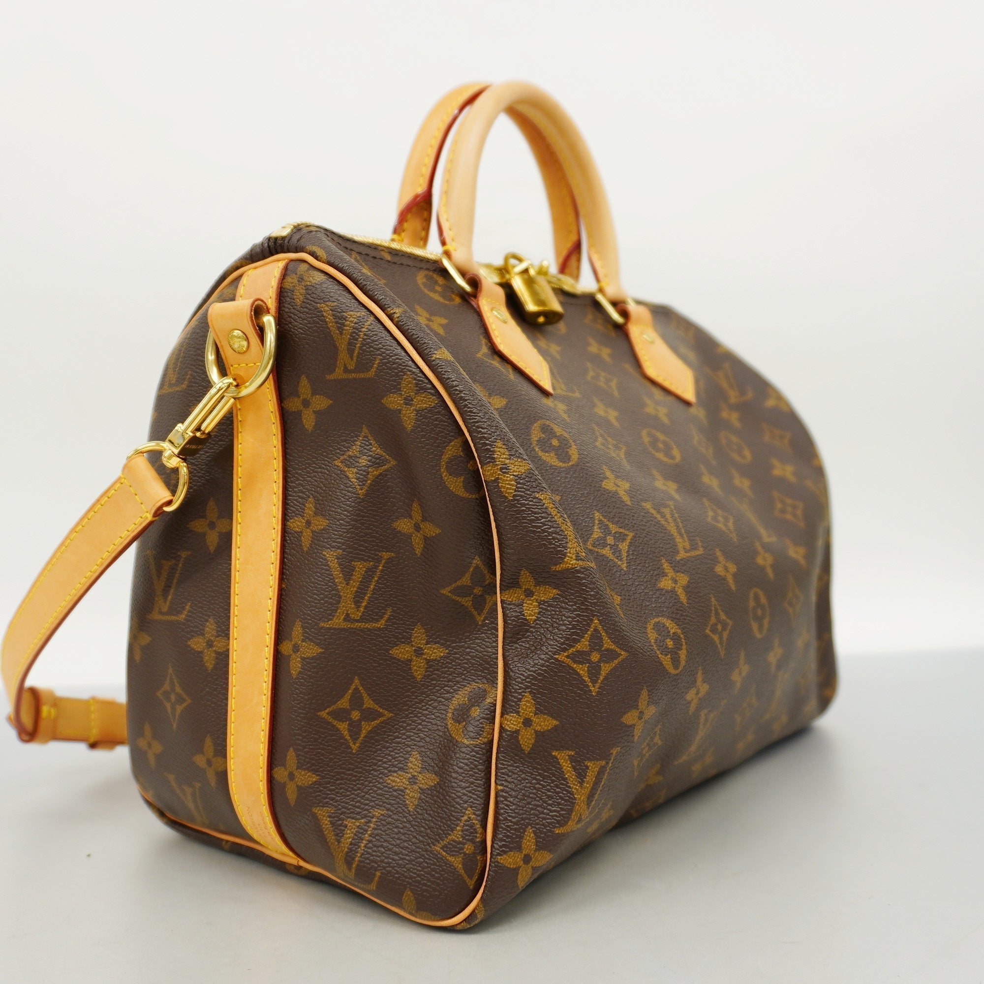 LOUIS VUITTONAuth Monogram Speedy Bandouliere 30 M41112 Handbag