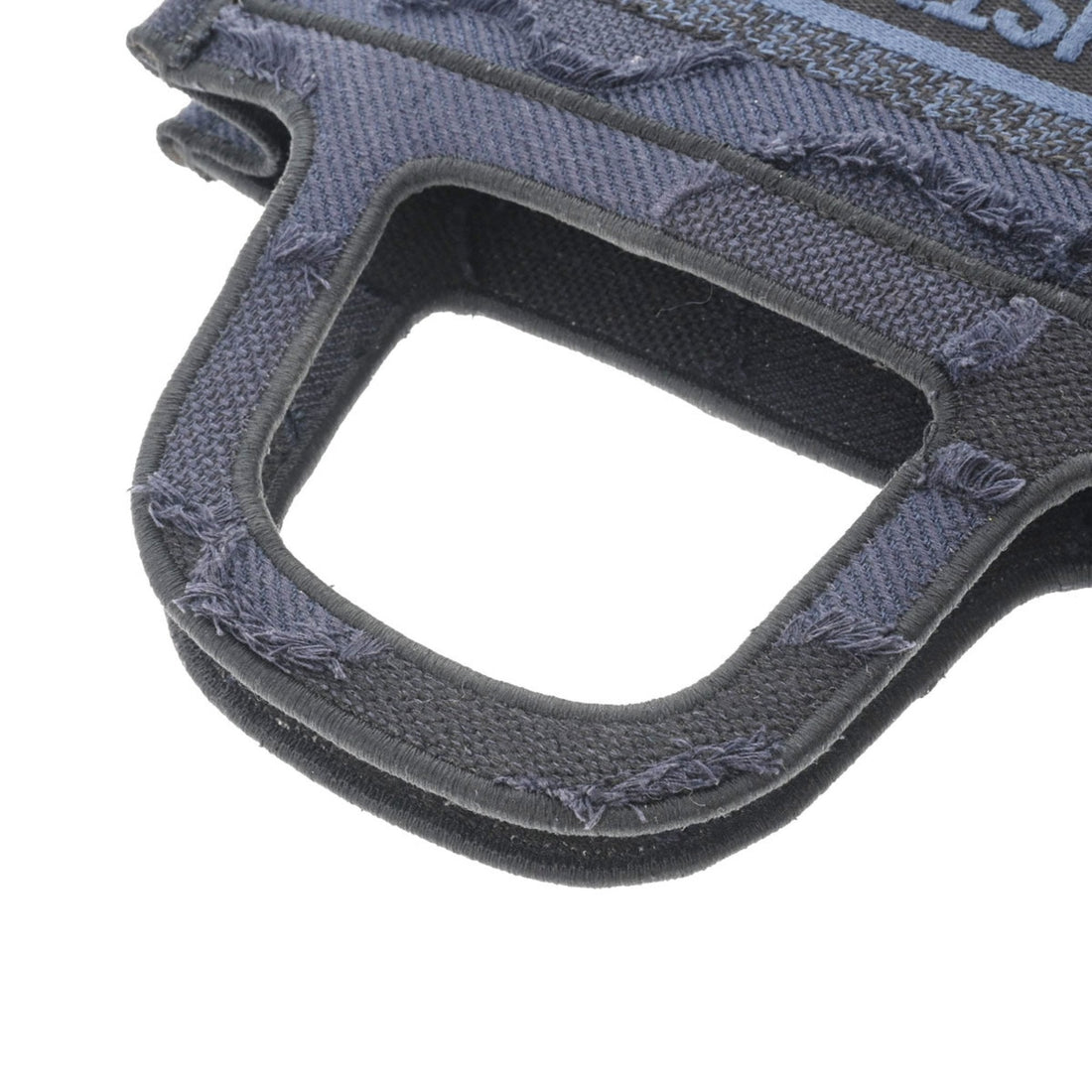 CHRISTIAN DIOR Book Tote Navy Women's Canvas HandBag