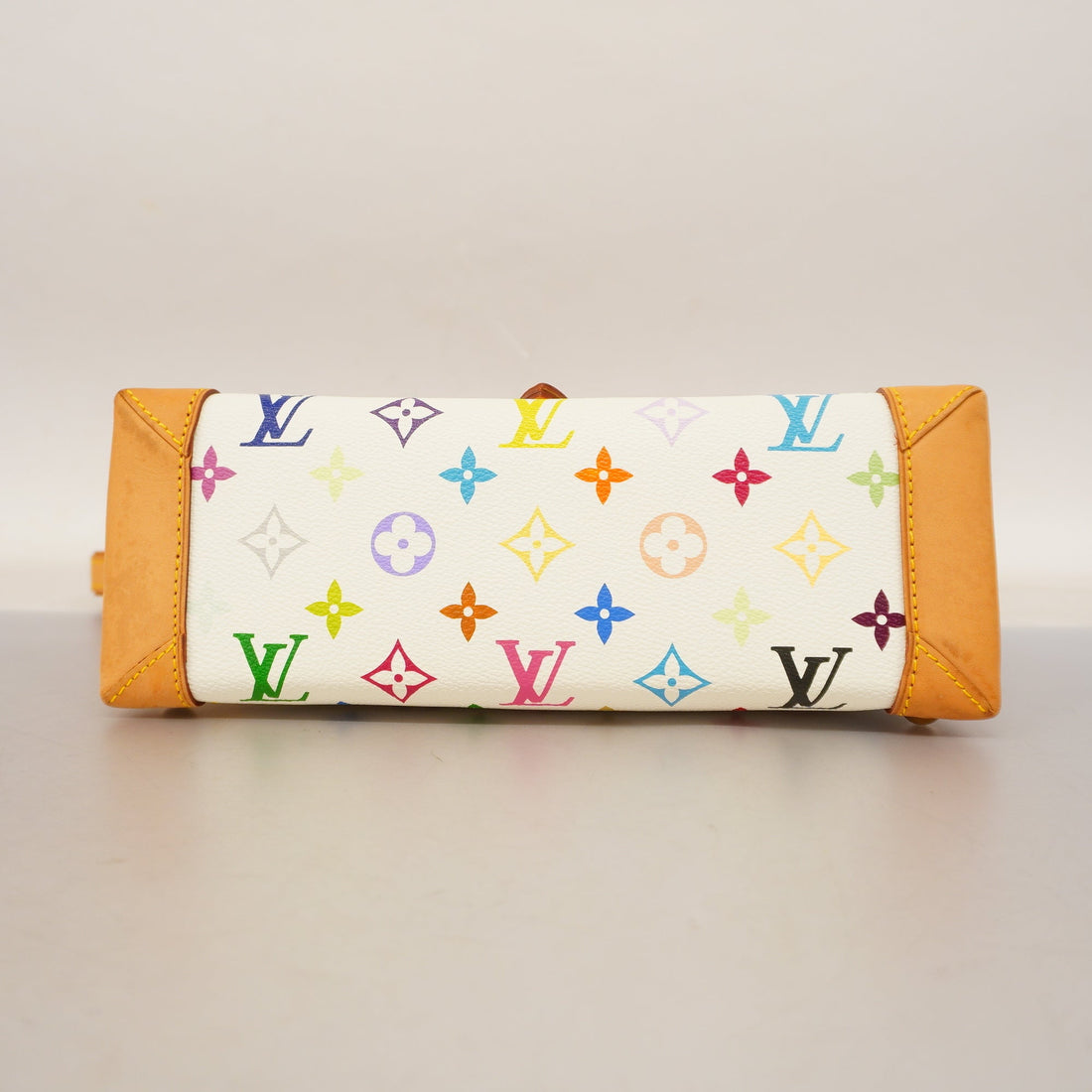 LOUIS VUITTONAuth Monogram Multicolore Eliza Shoulder Bag Blanc