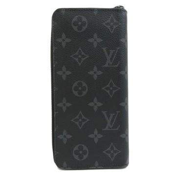LOUIS VUITTON M62295 Zippy Vertical Long Wallet Monogram Eclipse Men's