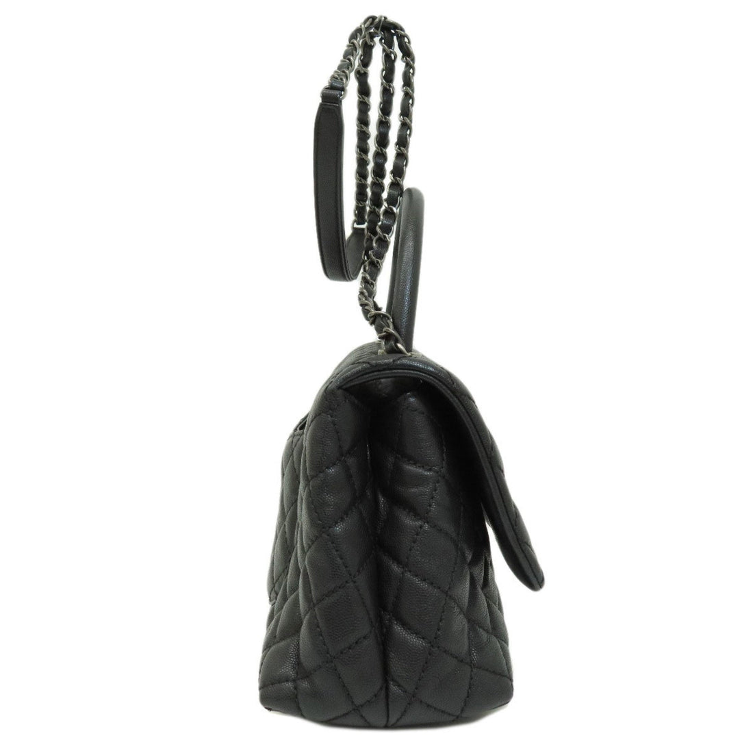 Chanel Matelasse HandBag Caviar Skin Women's