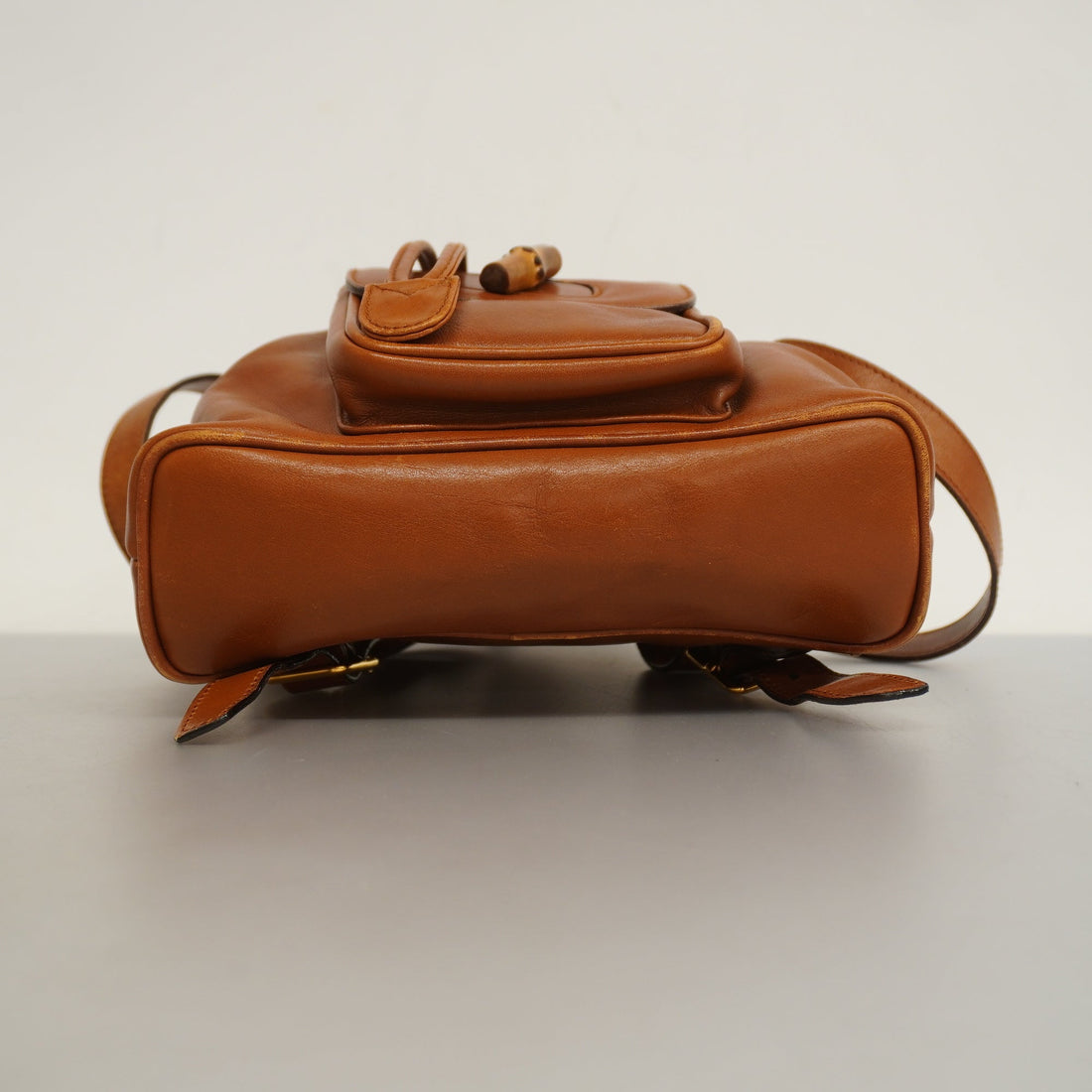 Gucci  Bamboo Rucksack 003 1705 0030 Women's Leather Backpack Brown