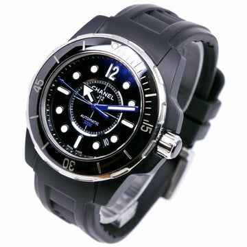 Chanel J12 Watch Marine H2558 Ceramic x Rubber Black Automatic Men's Dial