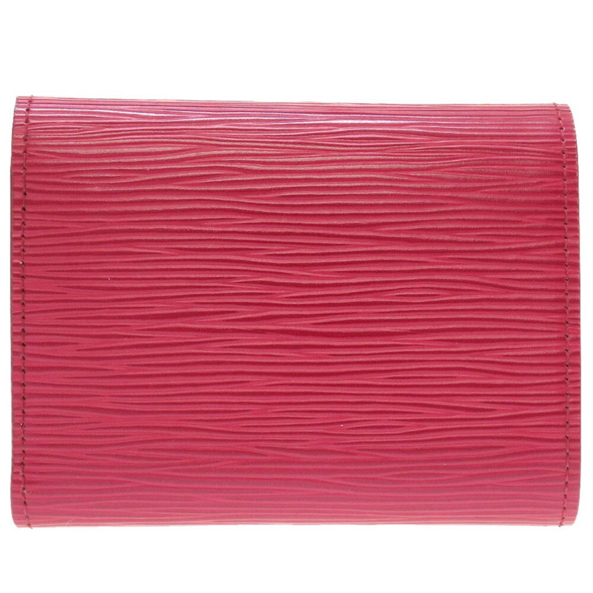 LOUIS VUITTON Epi M62171 Portefeuil Victorine Fuchsia 3-fold wallet
