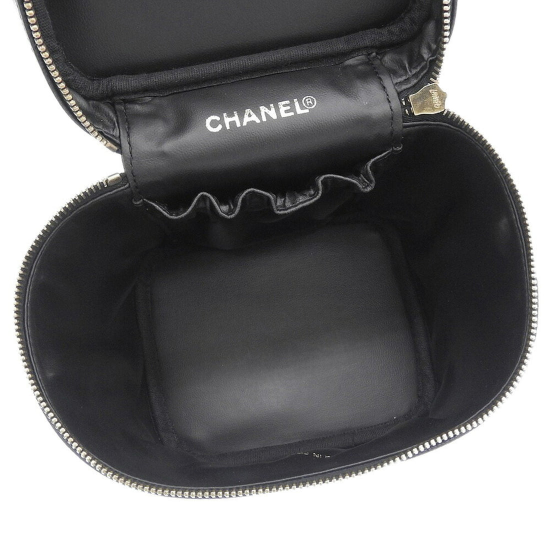 Chanel Coco Mark Vanity Bag Black No. 7 A01998