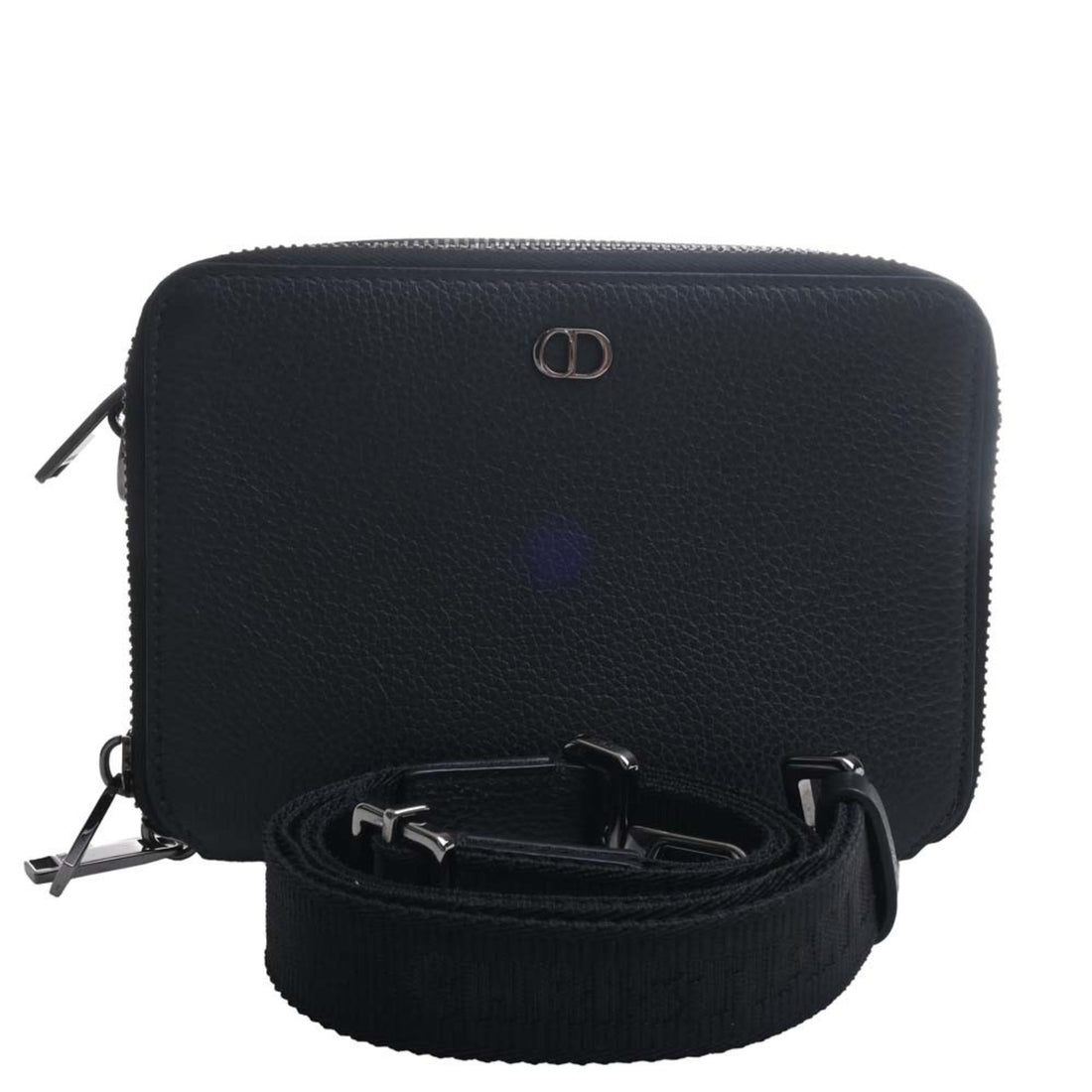 CHRISTIAN DIOR Leather Bag Shoulder Black Men's
