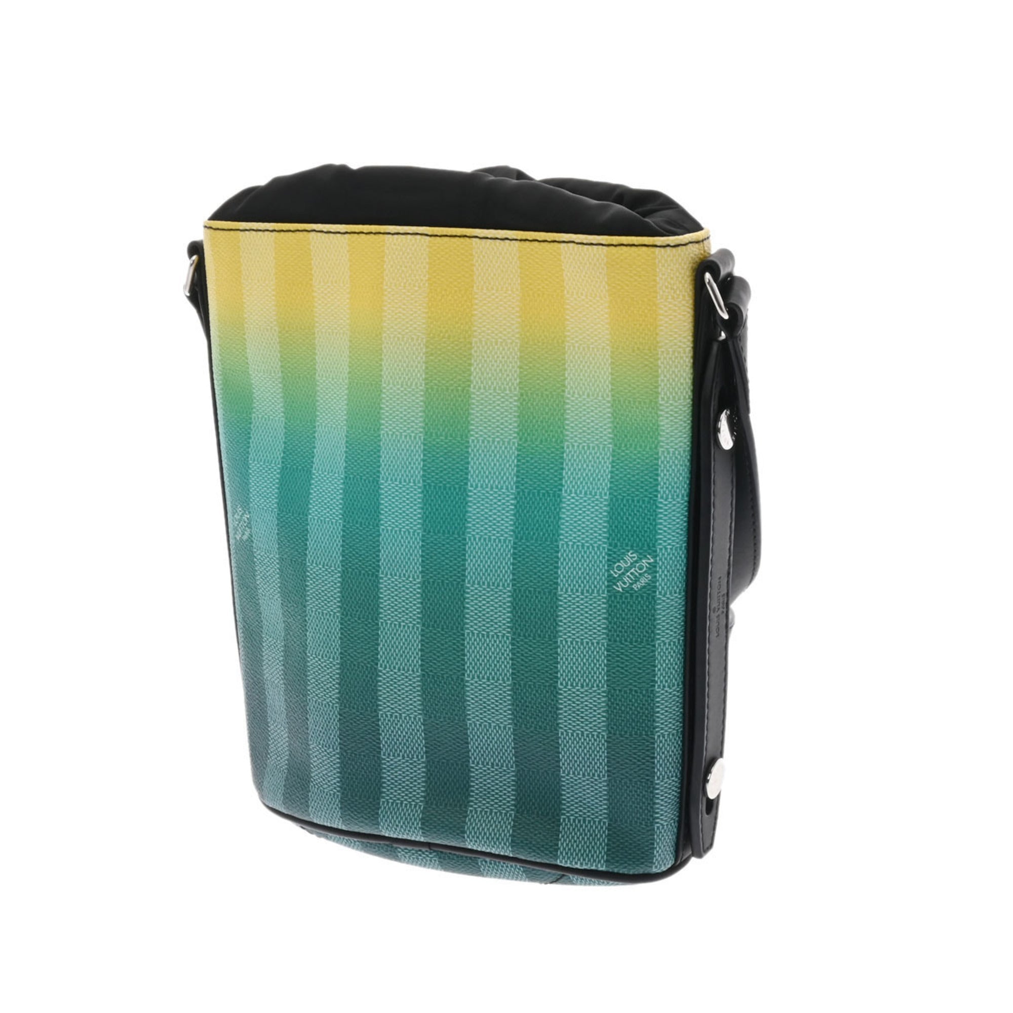 LOUIS VUITTON Damier Stripe Sac Marant Green/Yellow M59920 Shoulder Bag