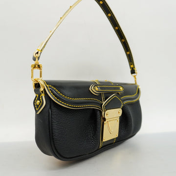 LOUIS VUITTONAuth Suhali Pressure M91776 Women's Handbag Noir