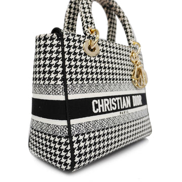 CHRISTIAN DIOR  Lady Dior HandBag Women's Canvas HandBag,Shoulder Bag