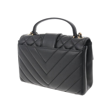 Chanel matelasse chain shoulder black ladies lambskin Bag