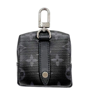 LOUIS VUITTON Bijoux Sack Square Pouch MP2467 Shiny Monogram Eclipse Rainbow Key Ring Bag Charm Belt Waist Men's