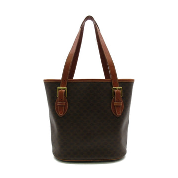 Celine Tote Bag Brown PVC coated canvas