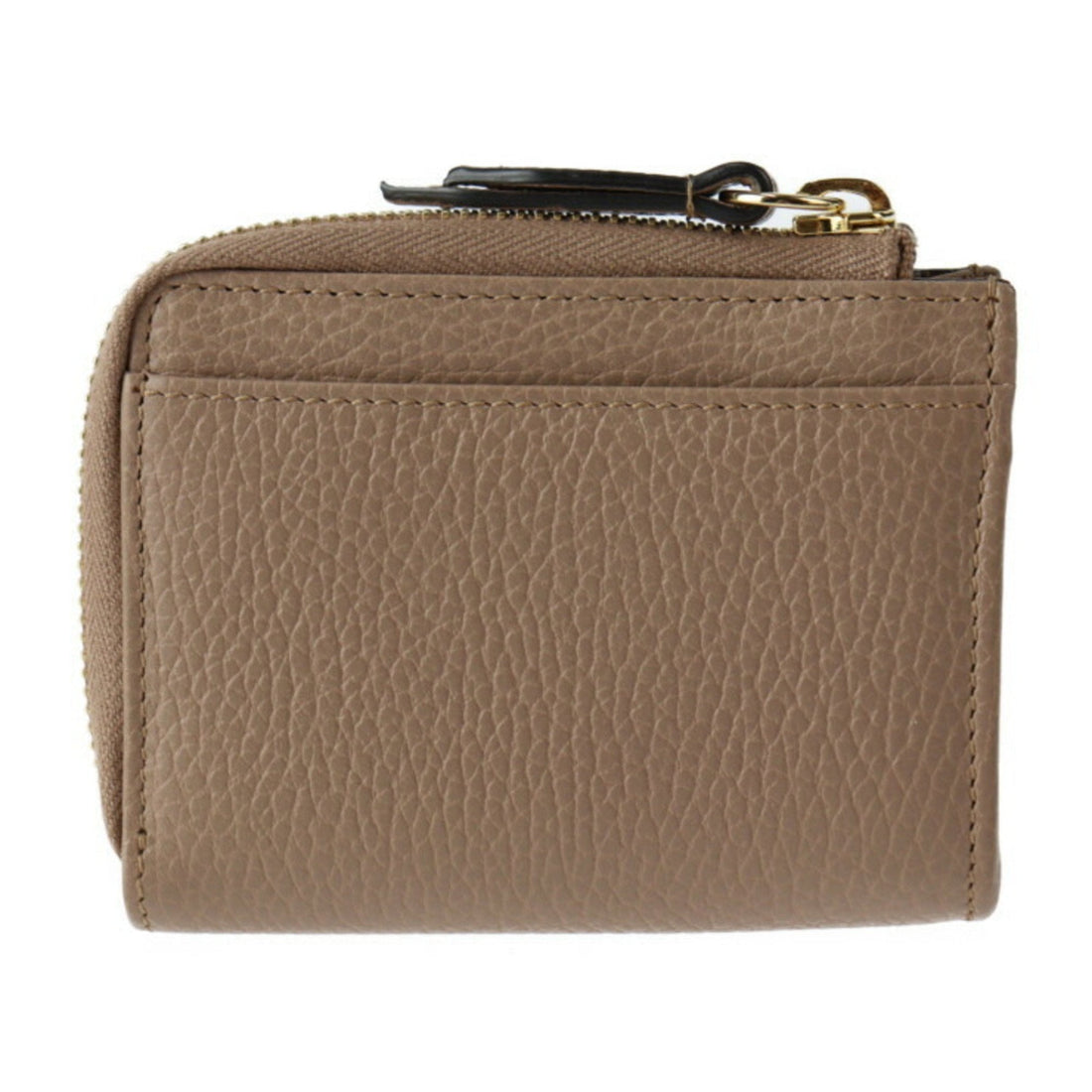 GUCCI GG Marmont Coin Case 644406 Leather Beige Gold Metal Fittings Purse L-shaped Zipper Japan Limited