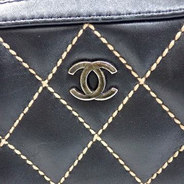 Chanel matelasse wild stitch calf leather handBag