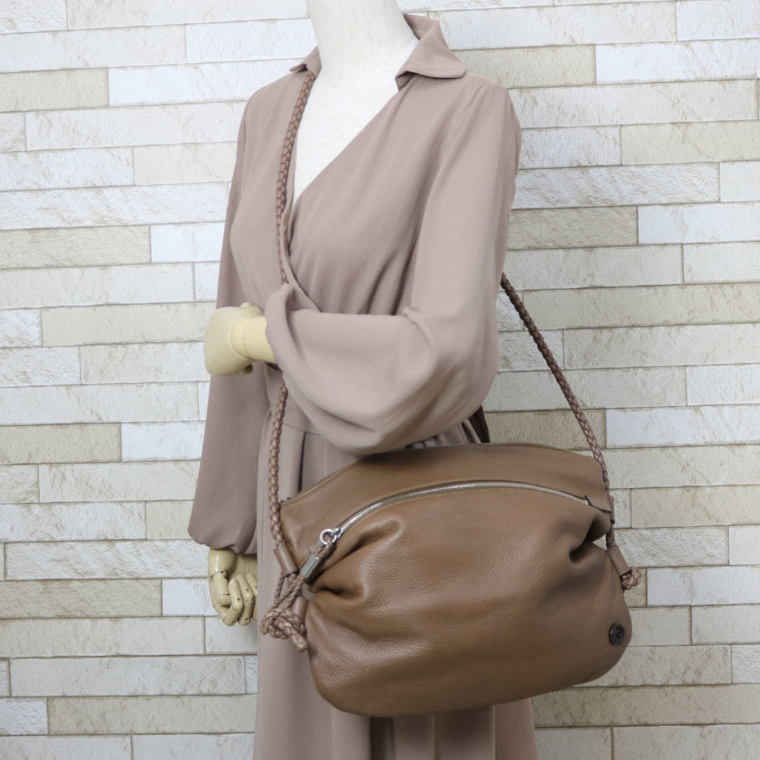 Gucci Shoulder Bag Brown Ladies