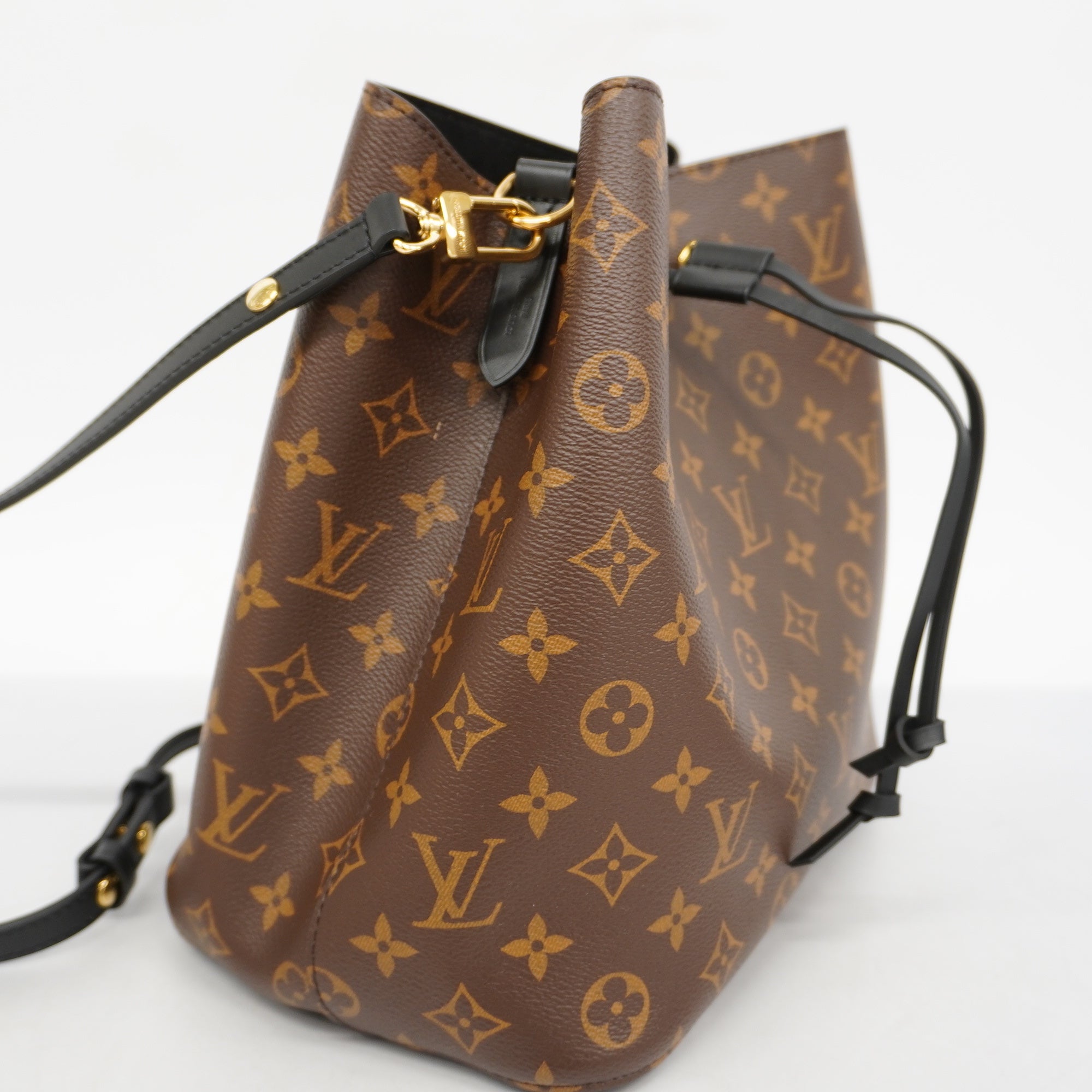 LOUIS VUITTONAuth Monogram Neo Noe M44020 Women's Shoulder Bag Noir