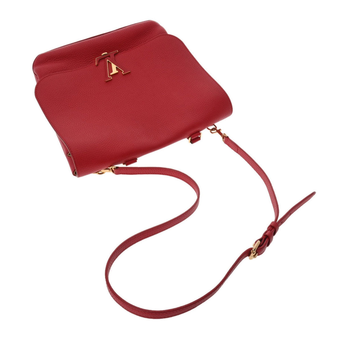 LOUIS VUITTON Volta Red M50287 Ladies Taurillon Leather Shoulder Bag