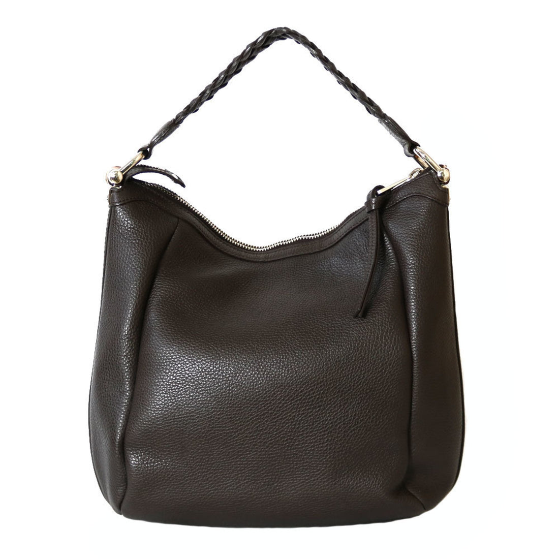 Gucci Shoulder Bag Bamboo Handbag Brown Ladies