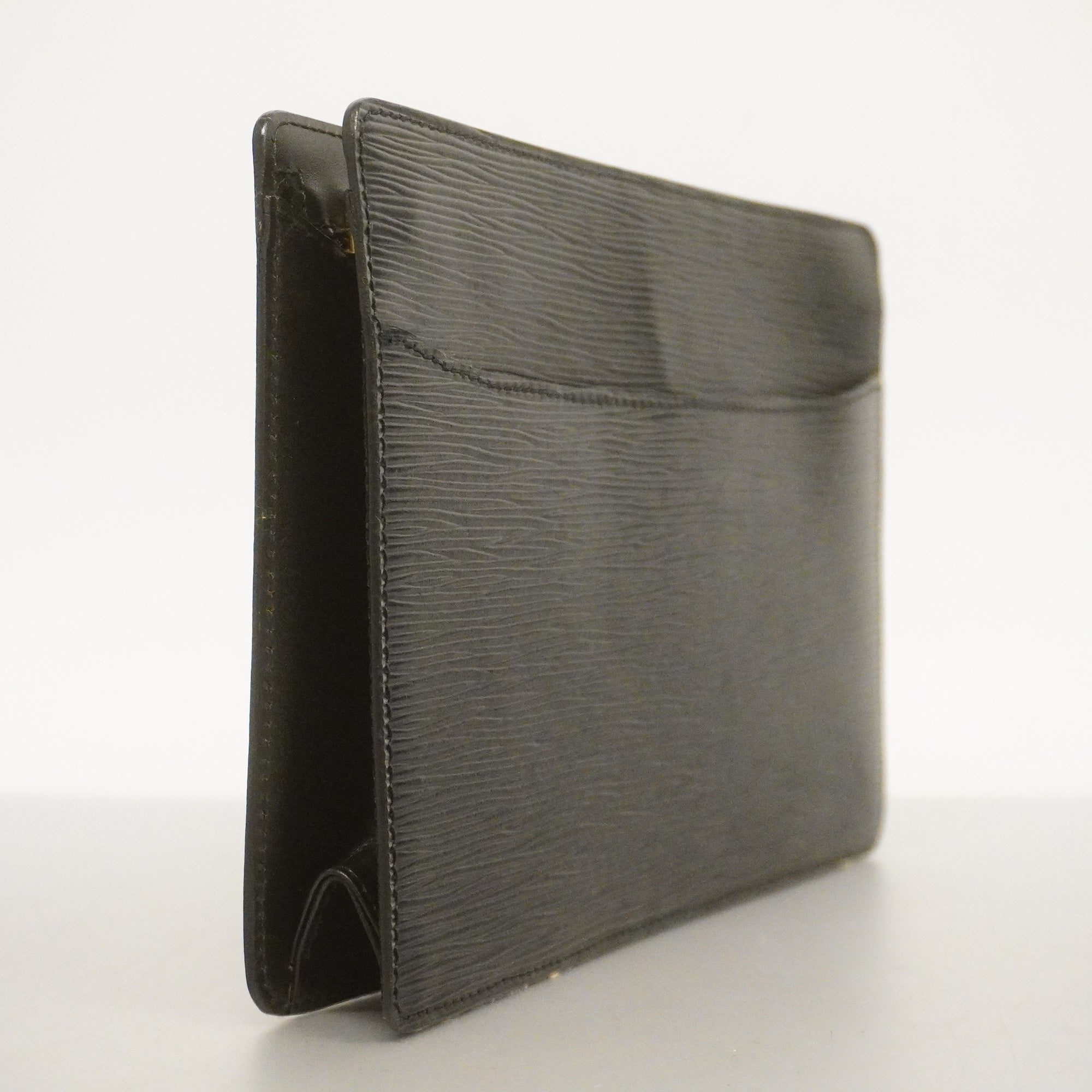 LOUIS VUITTONAuth Epi Pochette Homme M52522 Women's Clutch Bag Noir