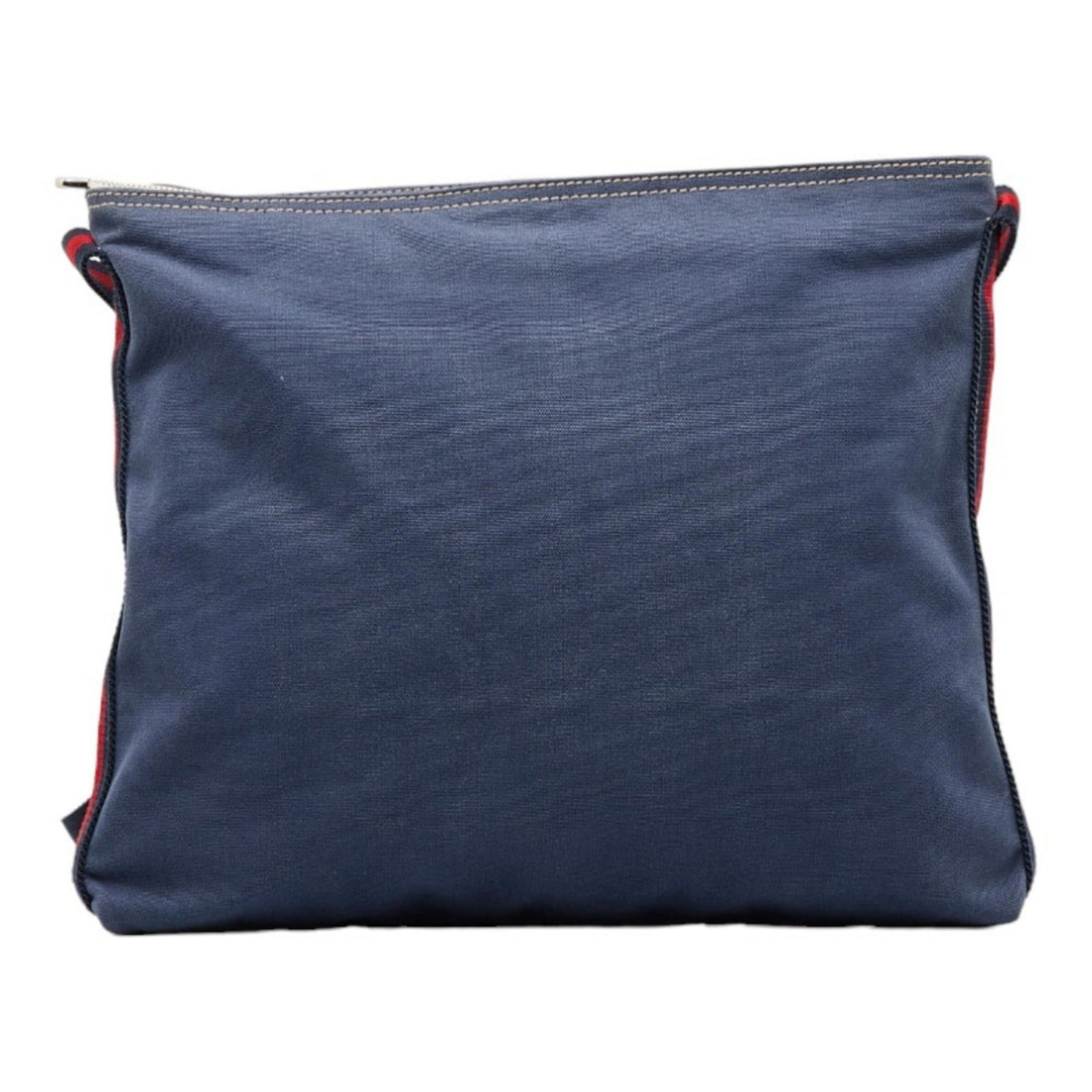 GUCCI Sherry Line Shoulder Bag 189676 Navy Canvas Men's