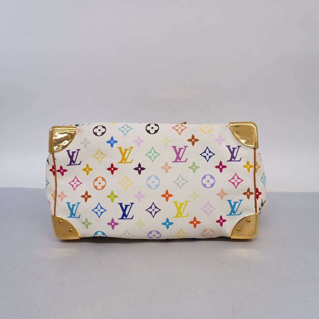 LOUIS VUITTONAuth Monogram Multicolore Speedy 30 M92643 Handbag Blanc