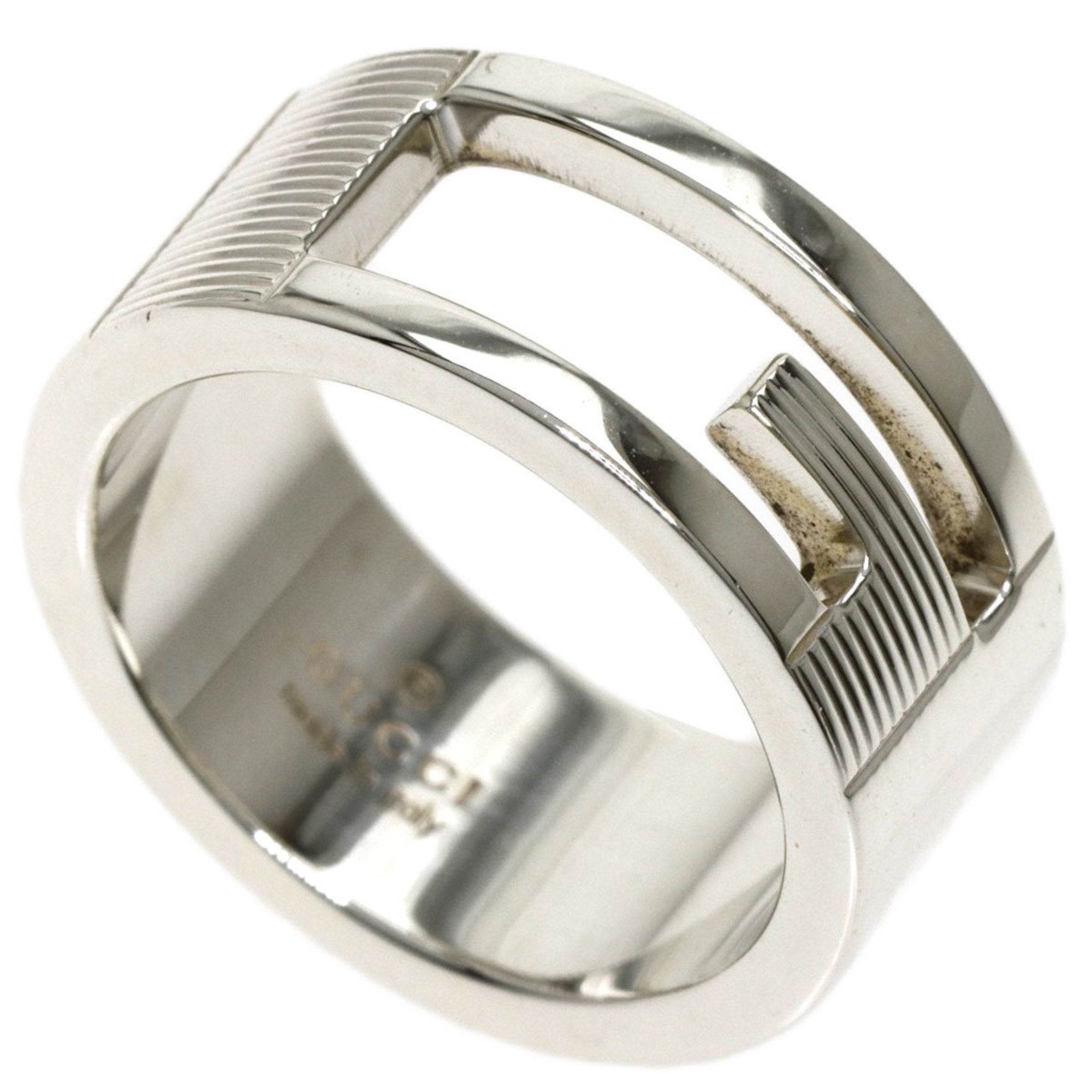 Gucci G #7 Ring Silver Ladies GUCCI