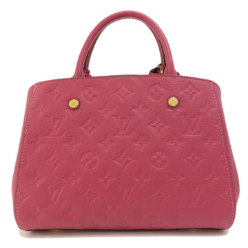LOUIS VUITTON Montaigne BB Rose Handbag Amplant Ladies