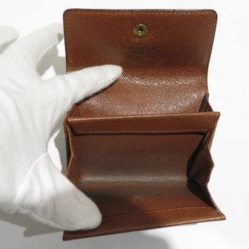 LOUIS VUITTON Monogram Portumone Pla M61930 Coin Purse Case Unisex Wallet