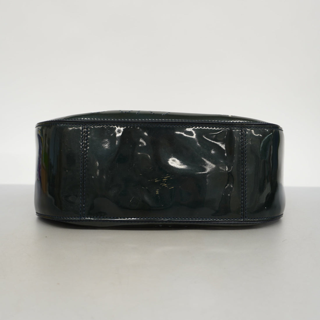 CHANEL   Tote Bag Punching Women's Patent Leather Tote Bag Black