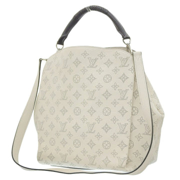 LOUIS VUITTON Monogram Mahina Babylon PM Shoulder Bag Punching Ivoire M50059