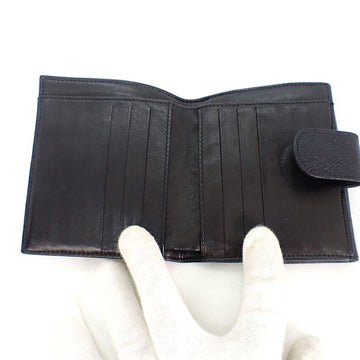 Chanel caviar skin black trifold wallet