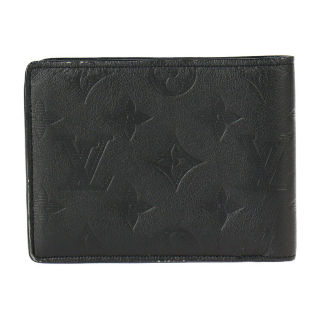 LOUIS VUITTON Portefeuille Multiple Bifold Wallet M62901 Monogram Shadow Noir Black