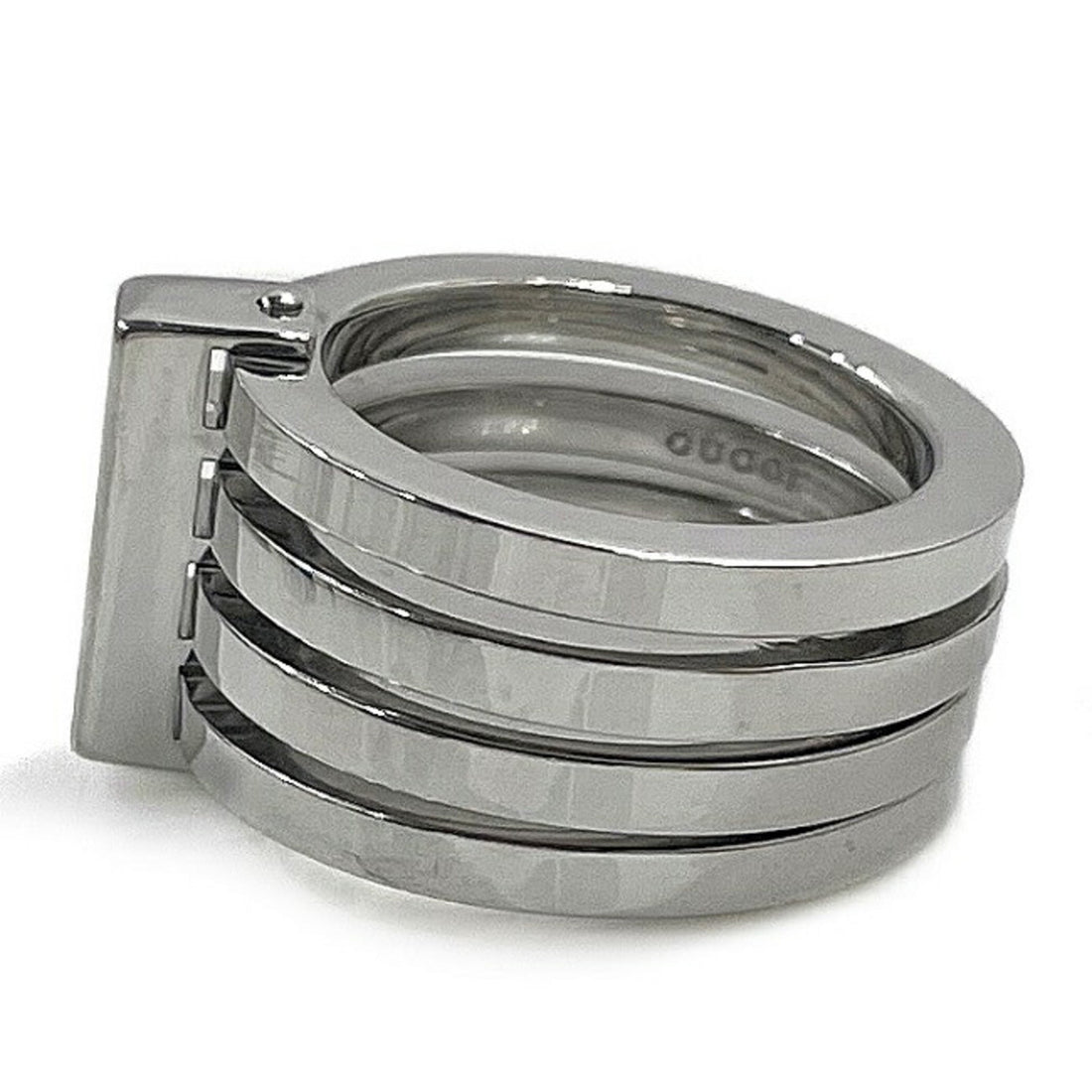Gucci four ring silver Ag 925 GUCCI No. 7 men's women's