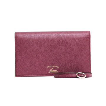 Gucci Shoulder Bag Swing Pochette Purple Ladies