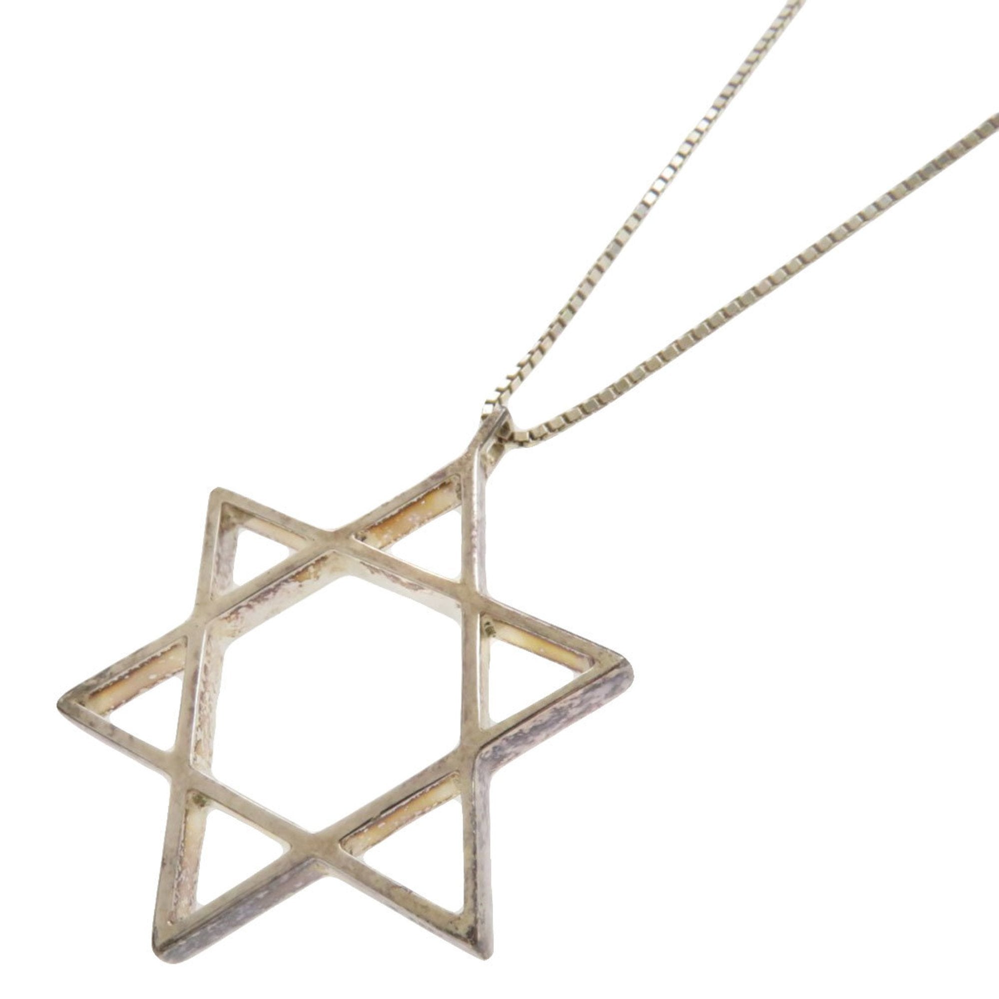 Gucci Star of David Necklace Silver Unisex GUCCI