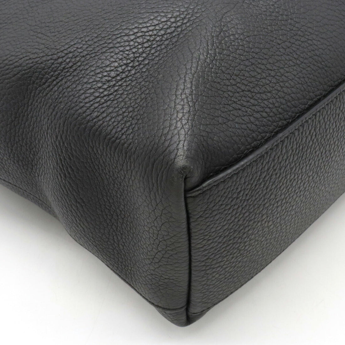 LOUIS VUITTON Cover Voyage Tote Bag Shoulder Taurillon Leather Noir Black M50086