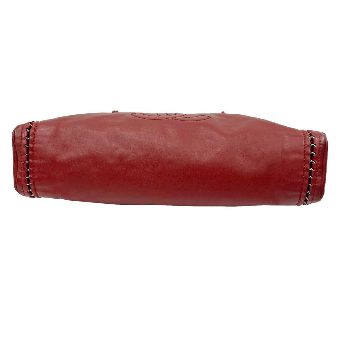 Chanel Luxury Line Bowling Bag Chain Shoulder Coco Mark HandBag A31575 Ladies Bordeaux 10s