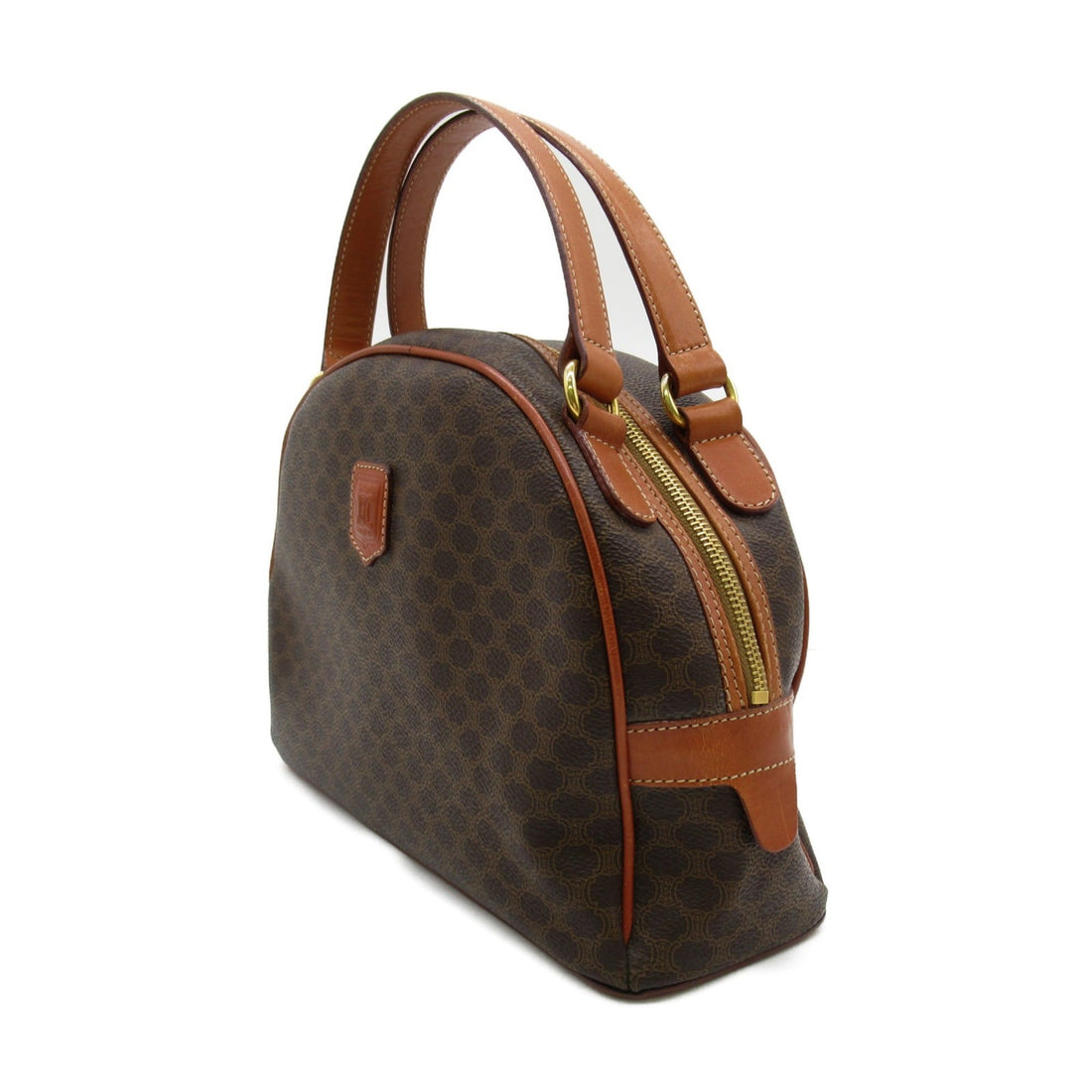 Celine Handbag Brown PVC coated canvas