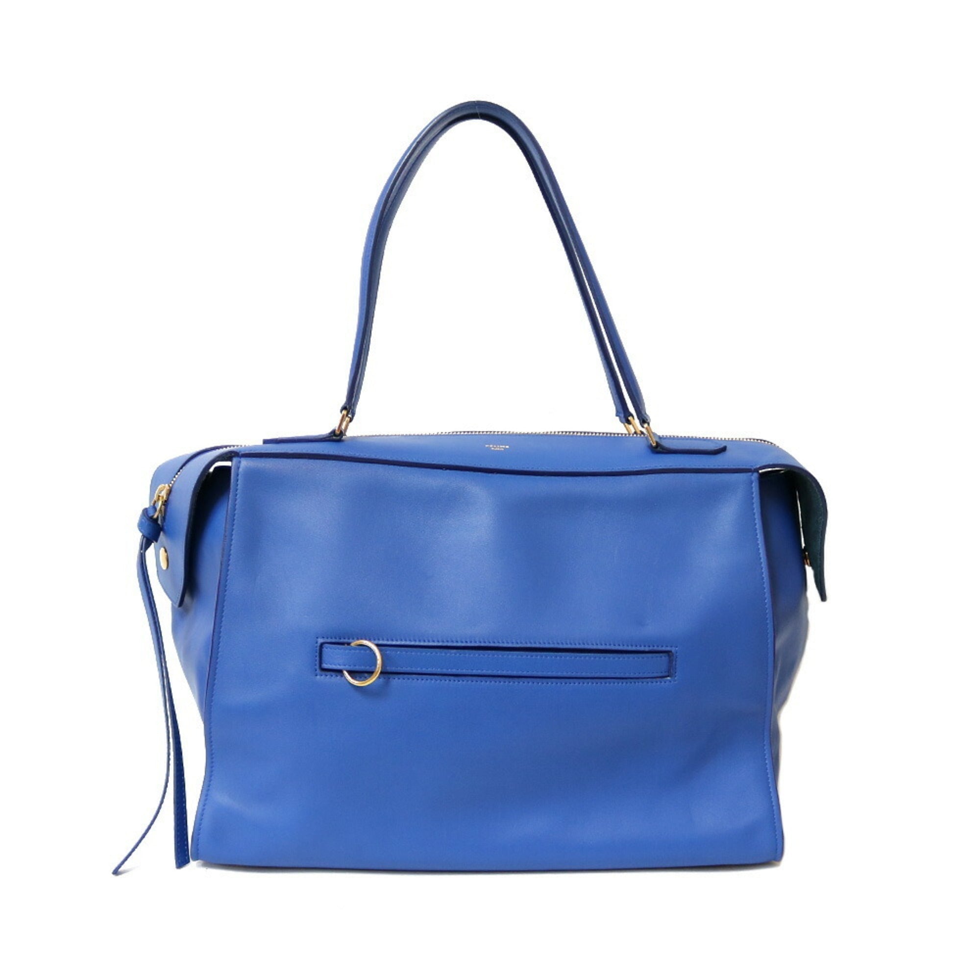 Celine Shoulder Bag Blue Ladies Leather