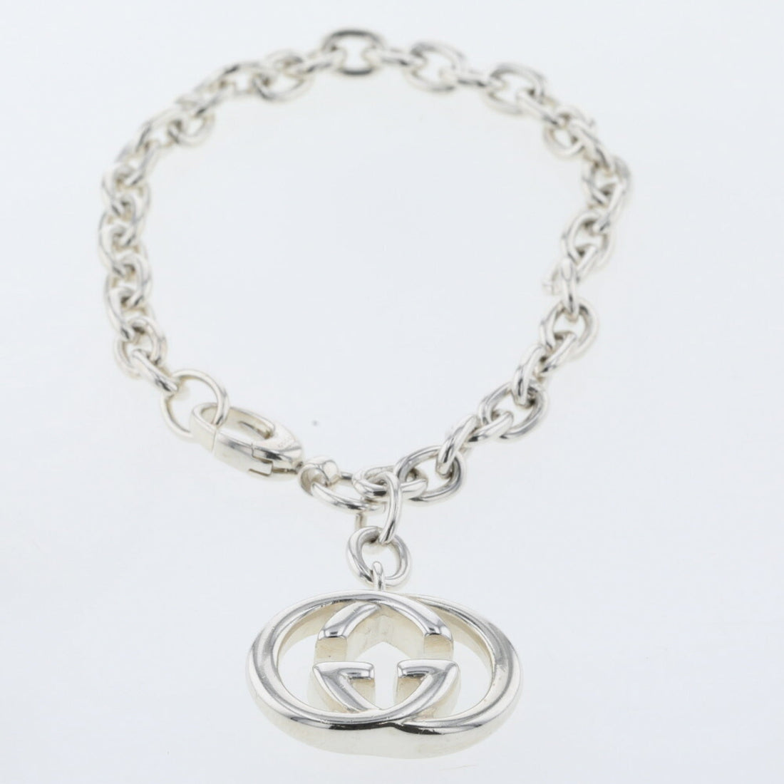 Gucci Bracelet Interlocking G Chain Silver 925 Ladies GUCCI