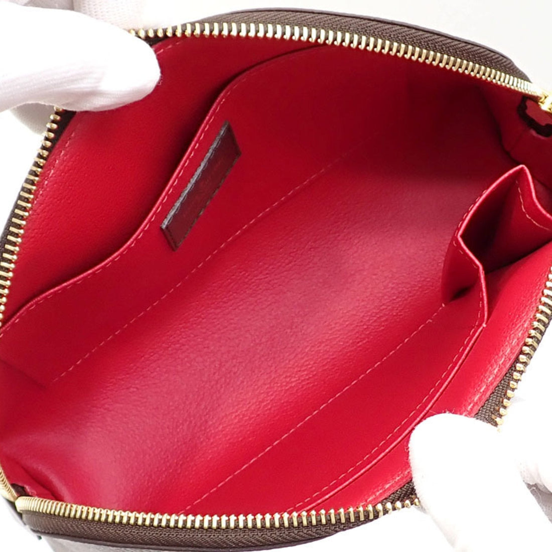 LOUIS VUITTON Damier Pochette Tick GM Women's N23345 Ebene Makeup