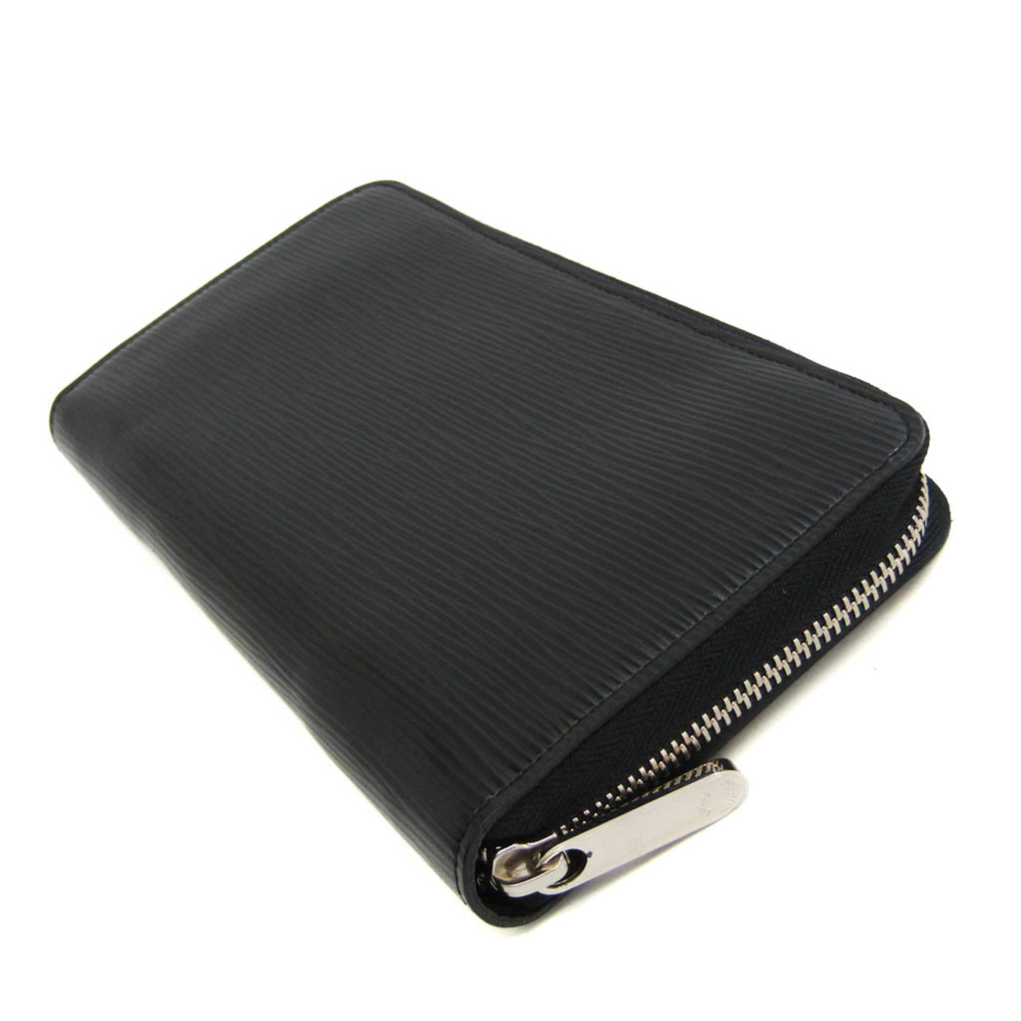 LOUIS VUITTON Epi Zippy Organizer M63852 Men's Epi Leather Long Wallet [bi-fold] Noir