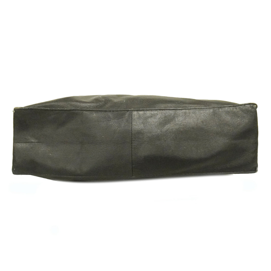 ChanelAuth  Chain Shoulder Women's Leather Tote Bag Black